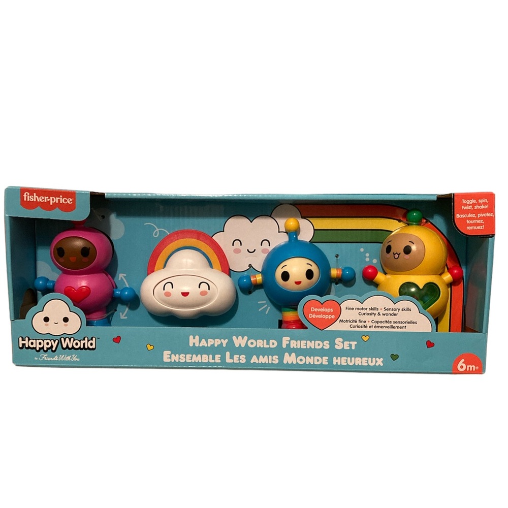 Fisher Price Happy World Friends Set NIB